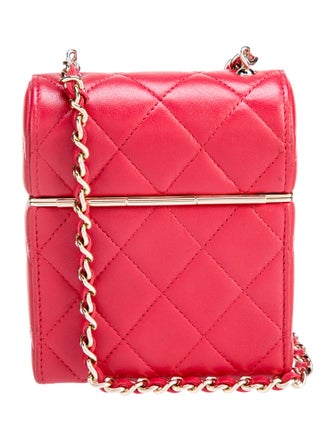 Chanel Quilted Small Box With Chain