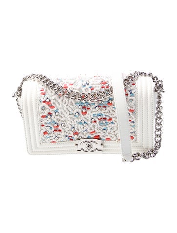 Chanel Shoulder Bags Embellished Medium Boy Bag