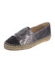Chanel Interlocking CC Logo Lambskin Espadrilles