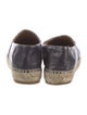 Chanel Interlocking CC Logo Lambskin Espadrilles