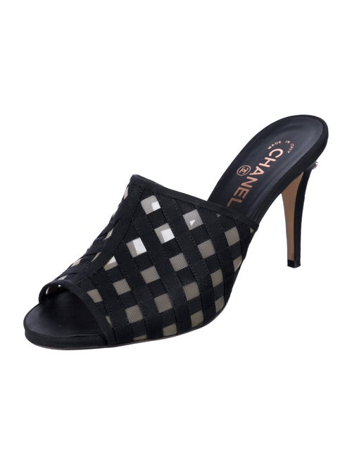 Chanel Mesh Slides