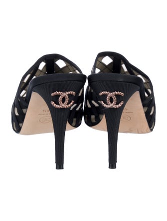 Chanel Mesh Slides