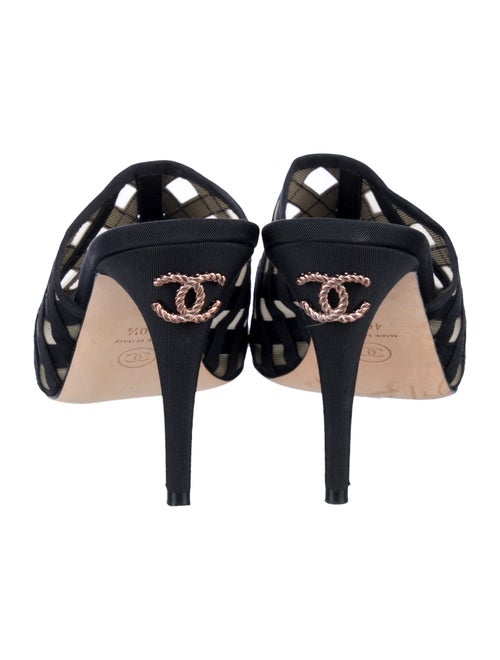 Chanel Mesh Slides