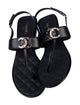 Chanel 2015 Interlocking CC Logo Slingback Sandals