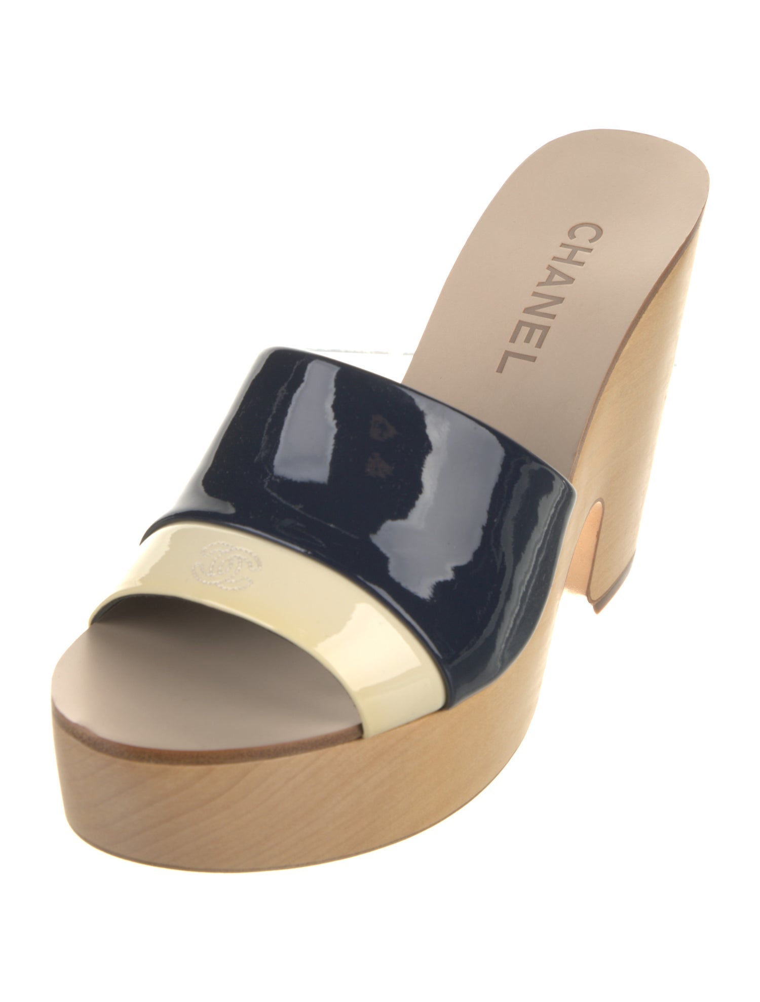 Chanel 2012 Interlocking CC Logo Slides