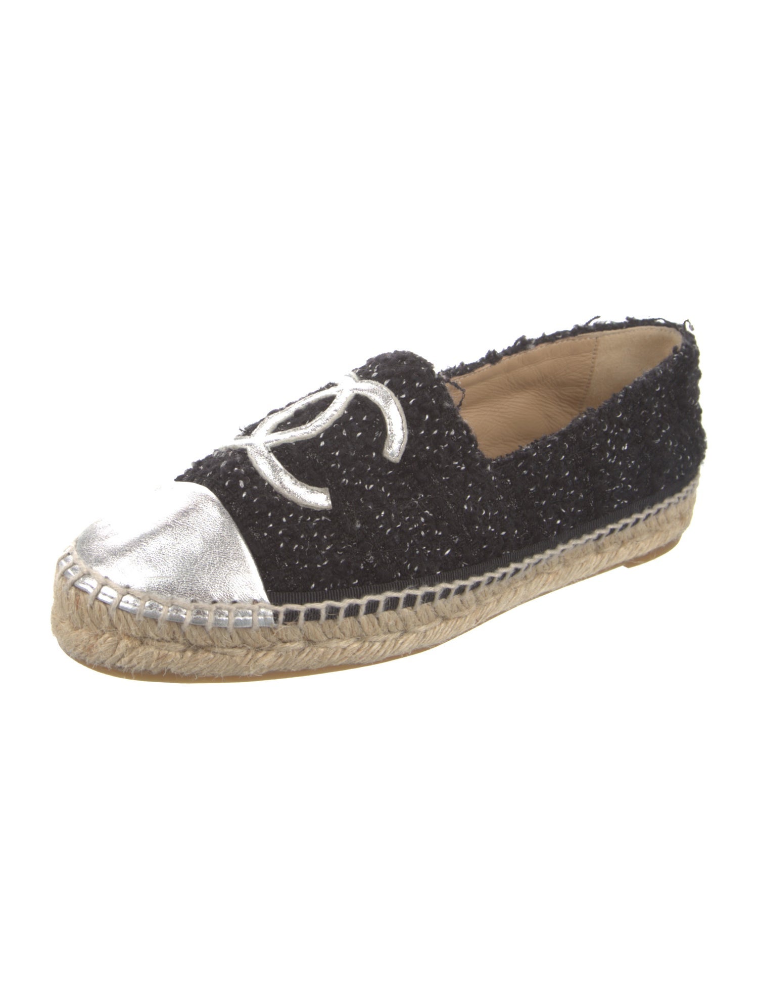 Chanel 2019 Interlocking CC Logo Espadrilles