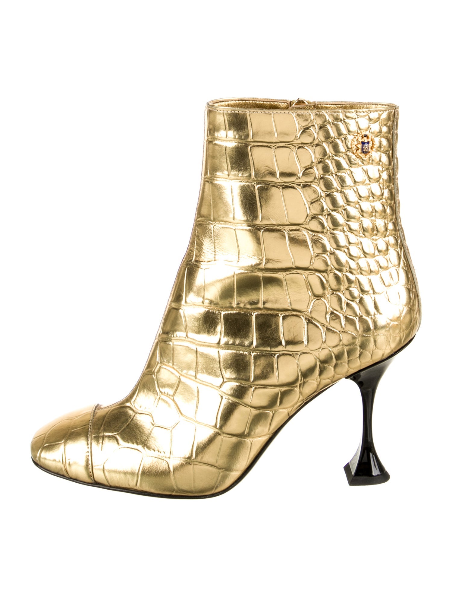 Chanel 2019 Interlocking CC Logo Boots