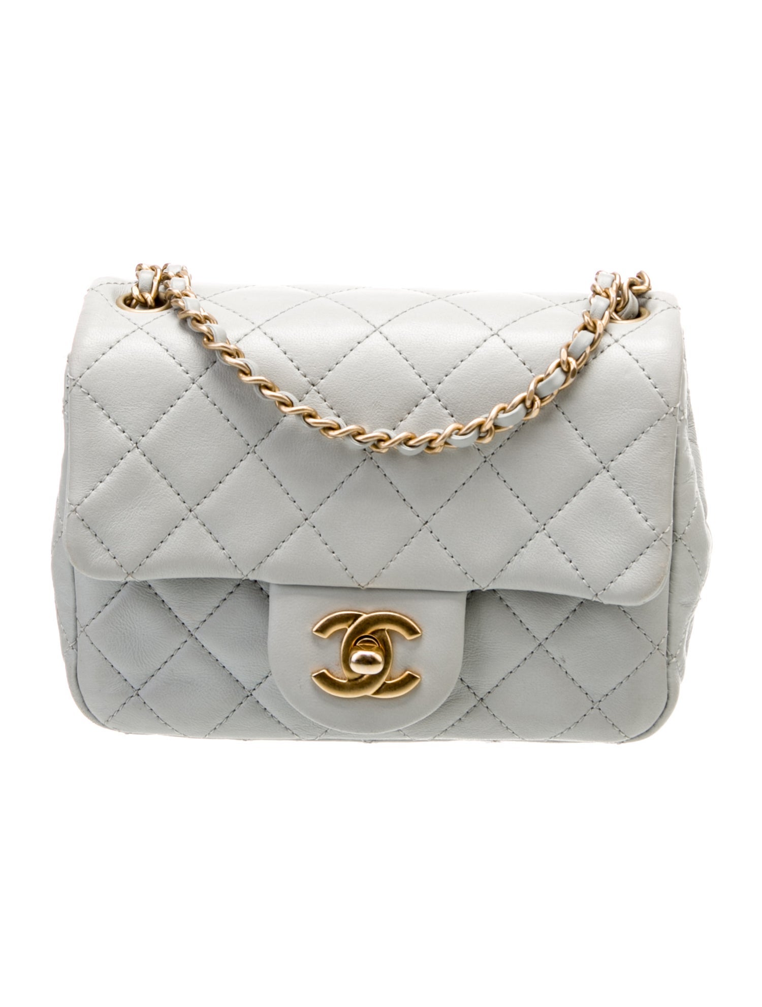 Chanel Mini Square Pearl Crush Single Flap Bag