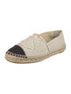 Chanel Interlocking CC Logo Canvas Espadrilles
