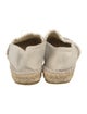 Chanel Interlocking CC Logo Canvas Espadrilles