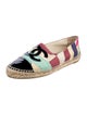 Chanel Interlocking CC Logo Canvas Espadrilles