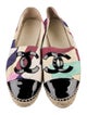 Chanel Interlocking CC Logo Canvas Espadrilles