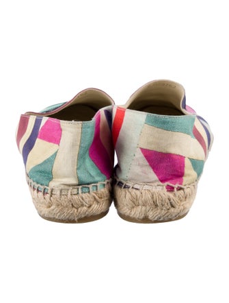 Chanel Interlocking CC Logo Canvas Espadrilles