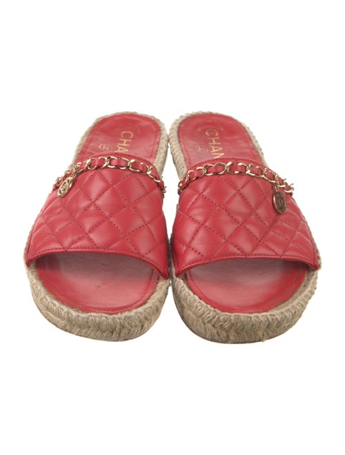 Chanel 2018 Interlocking CC Logo Espadrilles