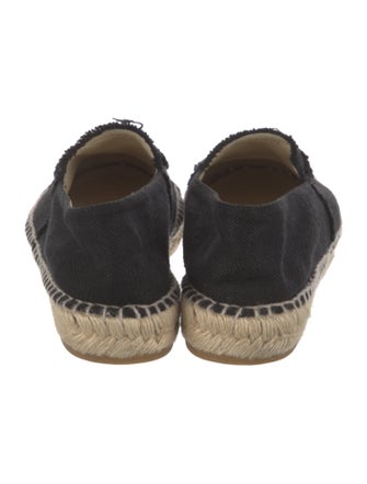 Chanel Interlocking CC Logo Canvas Espadrilles