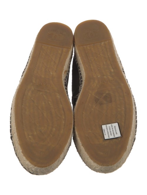 Chanel Interlocking CC Logo Canvas Espadrilles