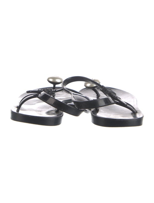 Chanel 2010 Interlocking CC Logo Sandals