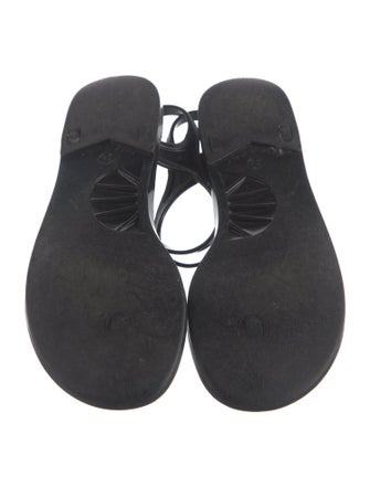 Chanel 2010 Interlocking CC Logo Sandals