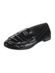 Chanel Interlocking CC Logo Patent Leather Loafers