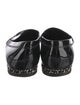 Chanel Interlocking CC Logo Patent Leather Loafers