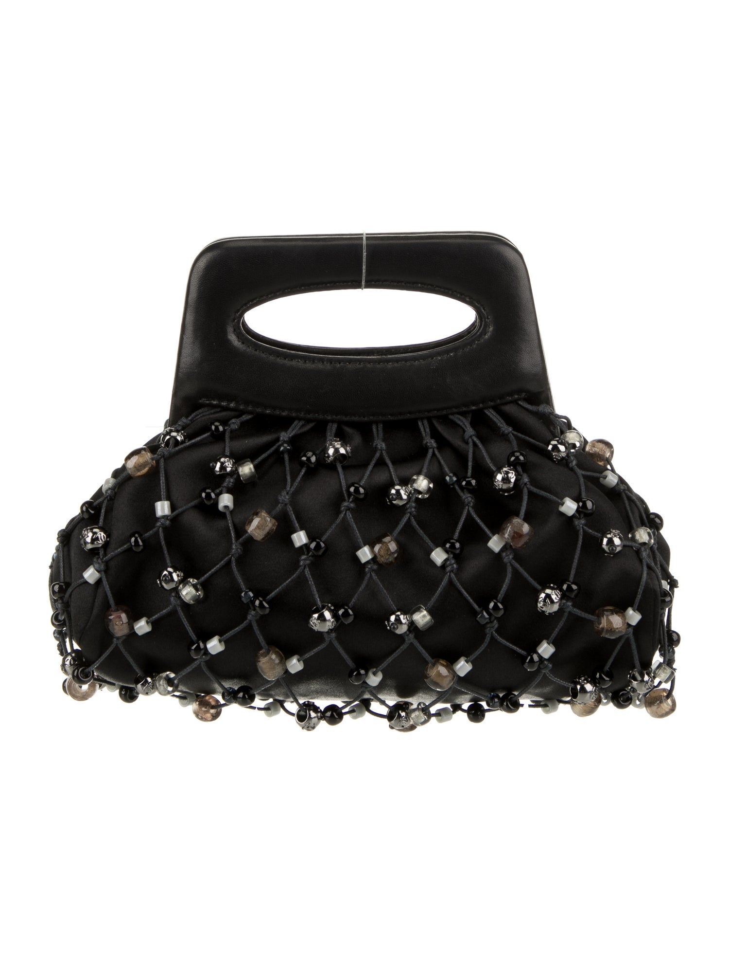 【2025年】高評価レビューアイテム特集 Bracher Emden Bag Handle Embellished Crystal Leather バッグ