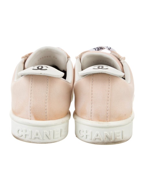 Chanel Interlocking CC Logo Canvas Sneakers
