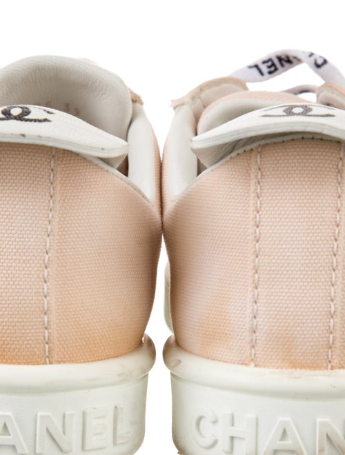 Chanel Interlocking CC Logo Canvas Sneakers