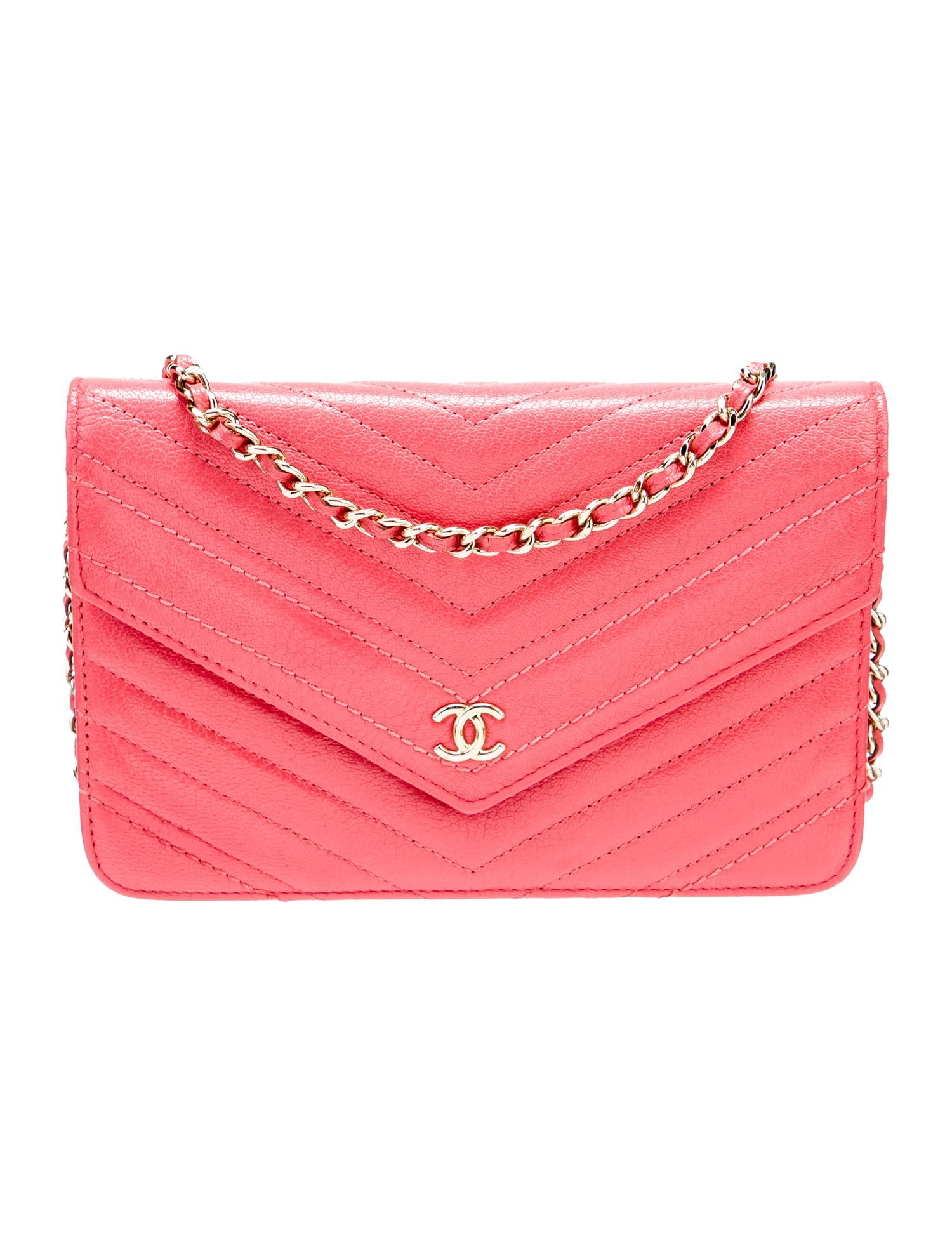 Chanel Chevron Statement Wallet On Chain