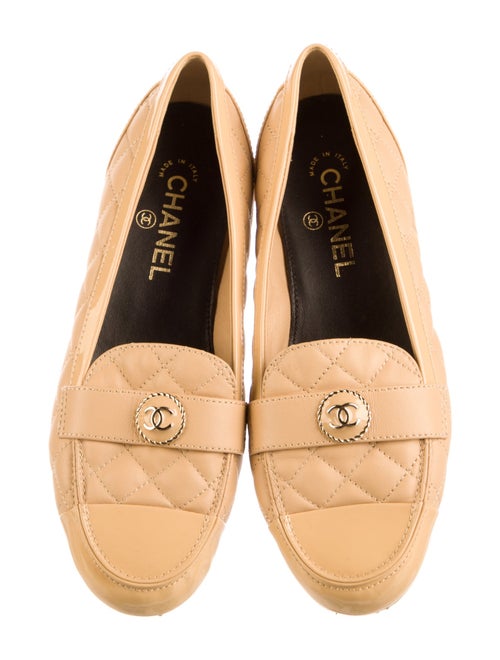 Chanel 2023 Interlocking CC Logo Loafers