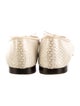 Chanel Interlocking CC Logo Suede Ballet Flats