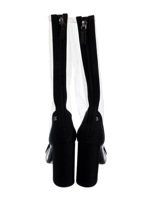 Chanel 2018 Interlocking CC Logo Lace-Up Boots