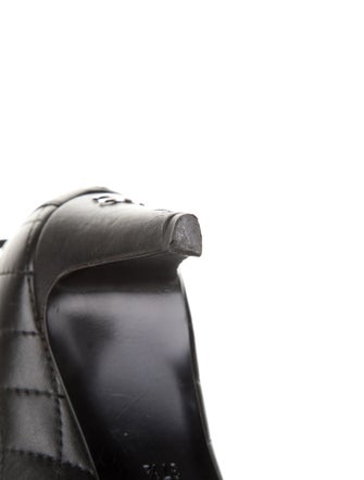 Chanel Interlocking CC Logo Leather Boots