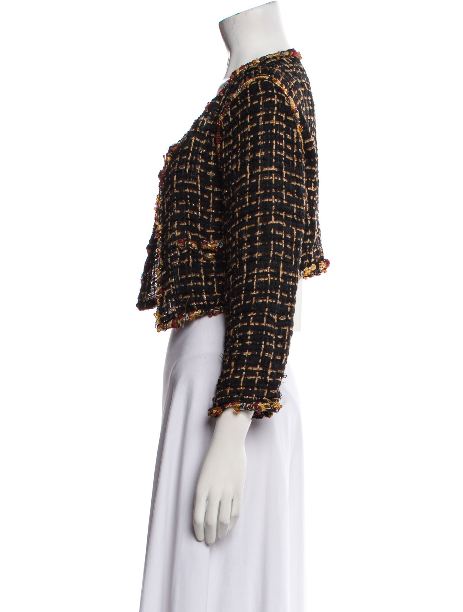 Chanel 2011 Tweed Pattern Bolero