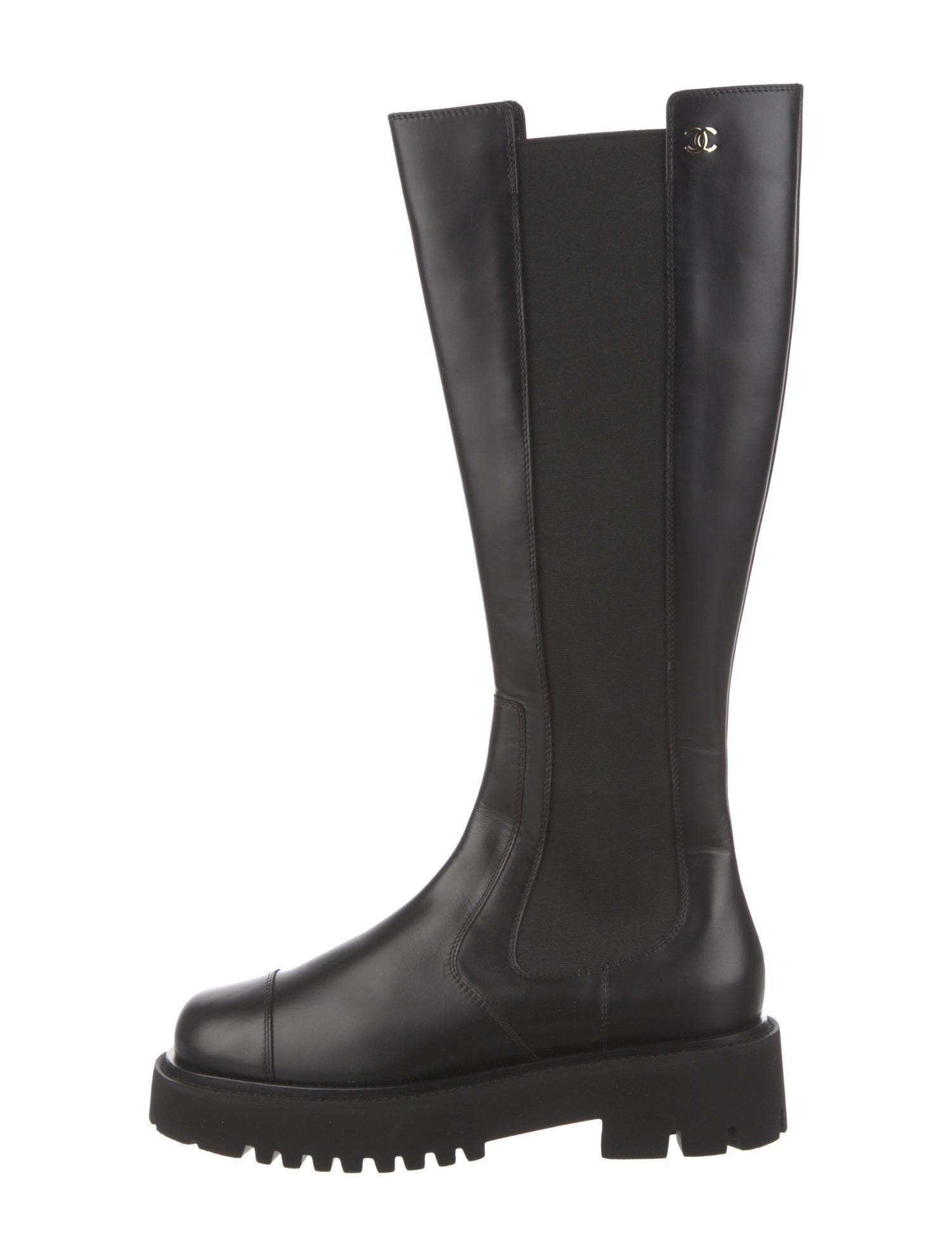Chanel 2024 Interlocking CC Logo Boots