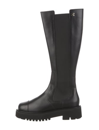 Chanel 2024 Interlocking CC Logo Boots