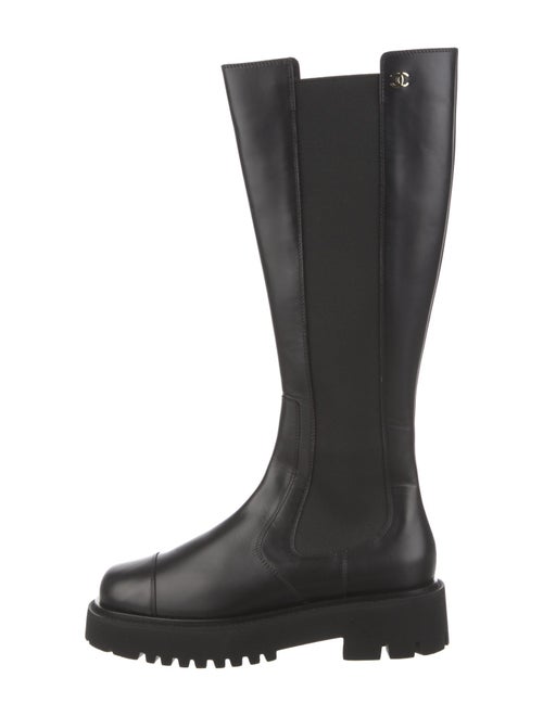 Chanel 2024 Interlocking CC Logo Boots