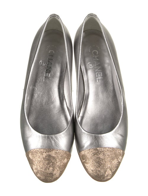Chanel 2013 Interlocking CC Logo Ballet Flats