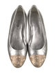 Chanel 2013 Interlocking CC Logo Ballet Flats