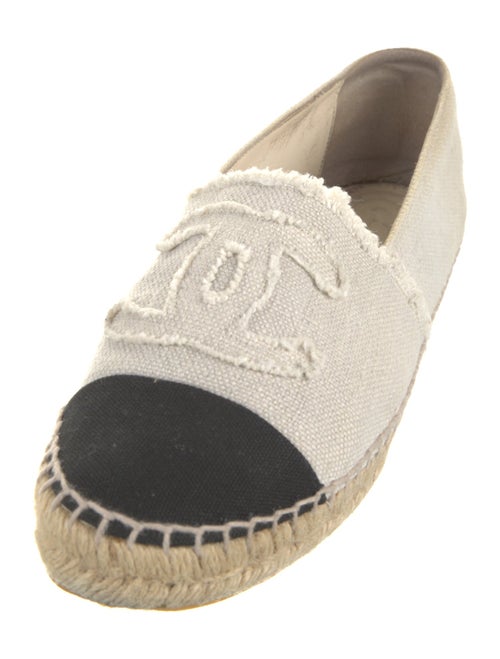 Chanel Interlocking CC Logo Denim Espadrilles