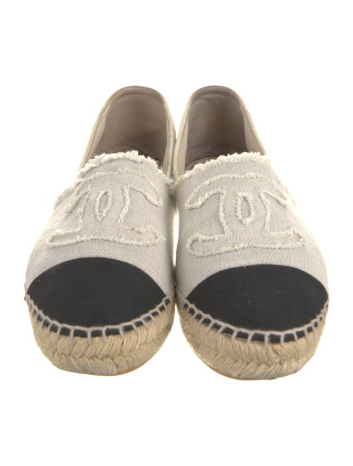 Chanel Interlocking CC Logo Denim Espadrilles