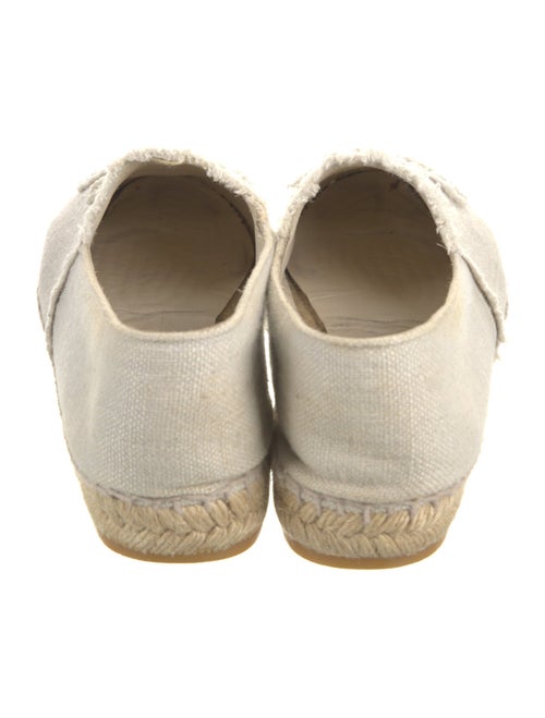 Chanel Interlocking CC Logo Denim Espadrilles