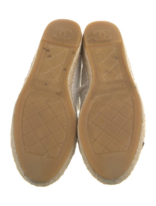 Chanel Interlocking CC Logo Denim Espadrilles
