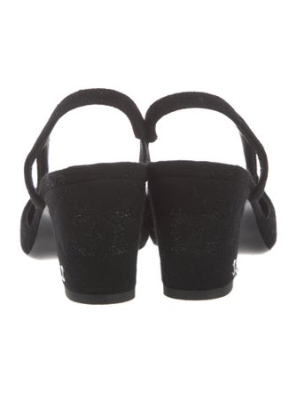 Chanel 2024 Interlocking CC Logo Slingback Pumps