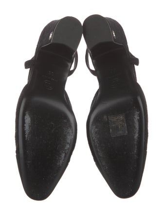 Chanel 2024 Interlocking CC Logo Slingback Pumps