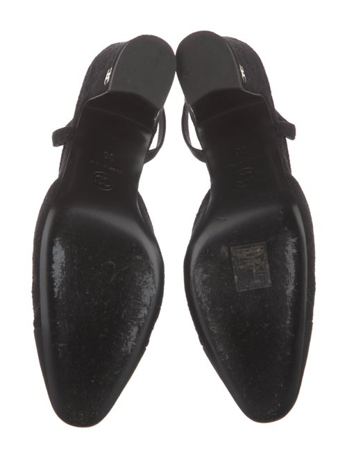 Chanel 2024 Interlocking CC Logo Slingback Pumps