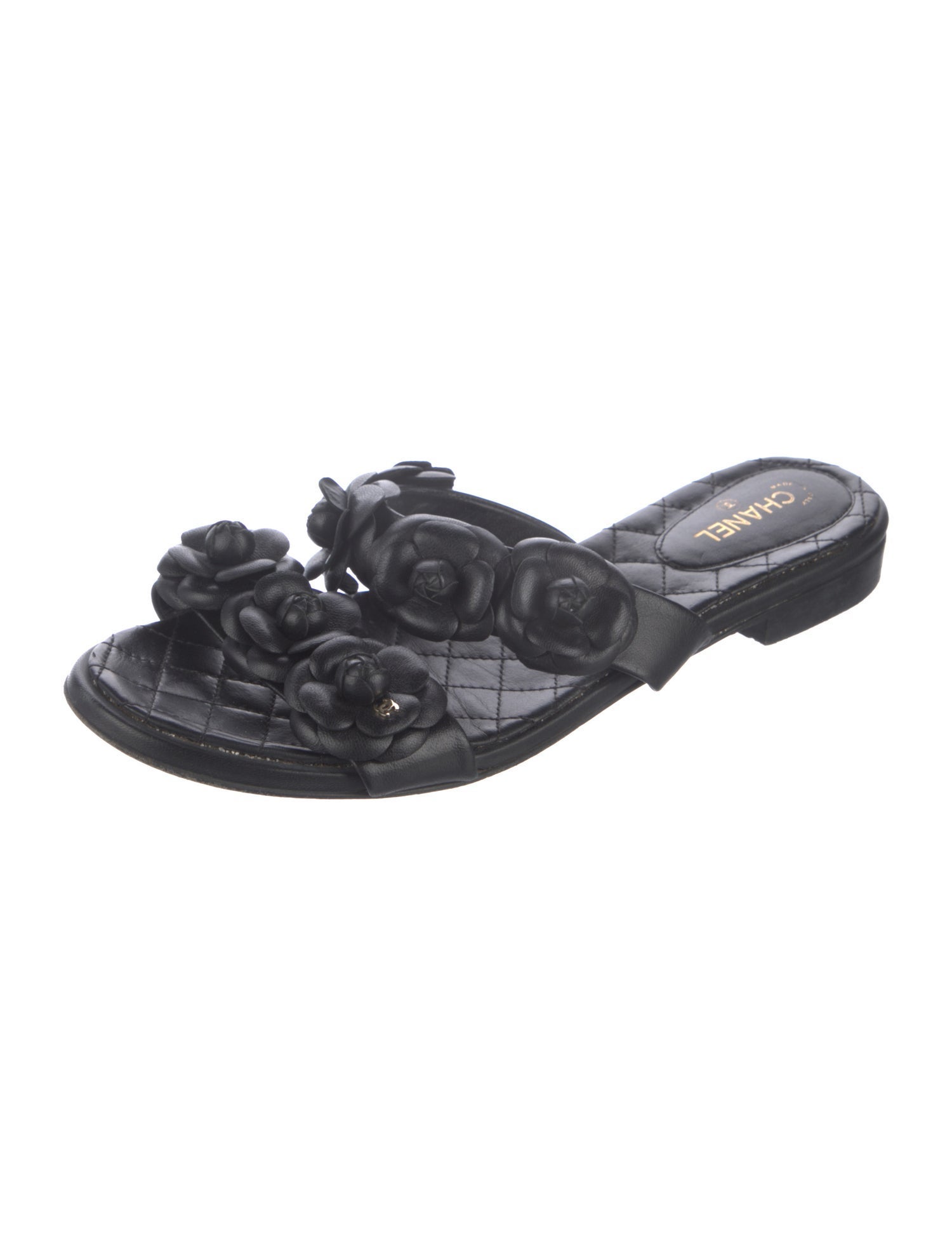 Chanel 2018 Interlocking CC Logo Slides