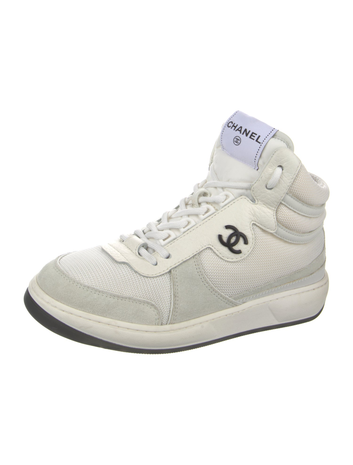 Chanel 2022 Interlocking CC Logo Wedge Sneakers