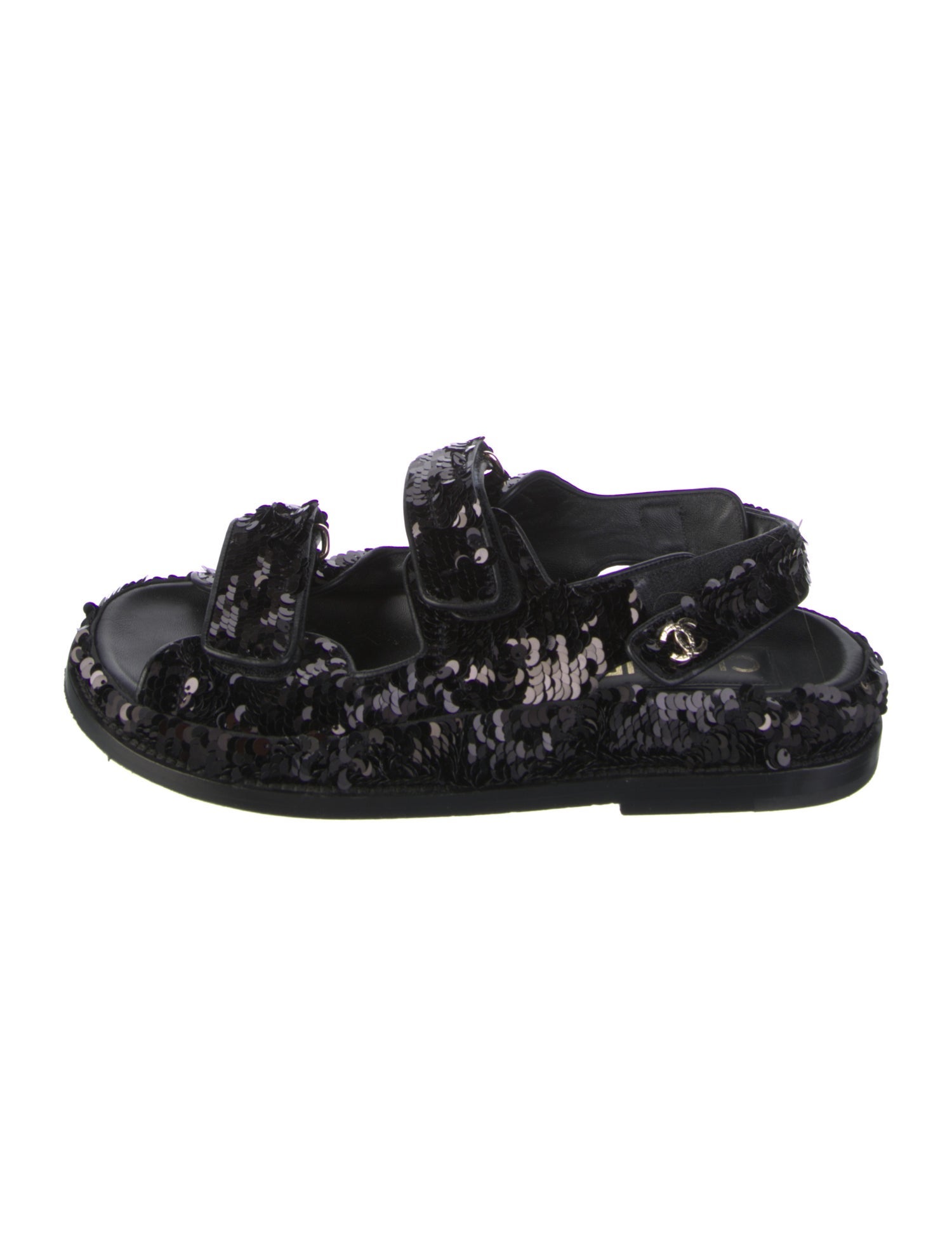 Chanel 2022 Interlocking CC Logo Slides