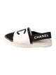 Chanel Interlocking CC Logo Leather Espadrilles