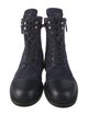 Chanel 2018 Interlocking CC Logo Combat Boots